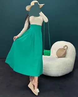 دامن پلیسه دار - کد 4189