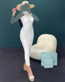 پیراهن کاپ دار - کد 4169