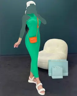 پیراهن کاپ دار - کد 4169