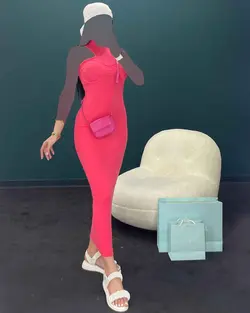 پیراهن کاپ دار - کد 4169