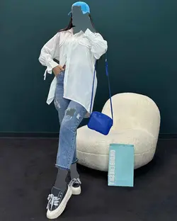 شومیز آستین بند - کد 4222