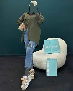 شومیز آستین بند - کد 4222