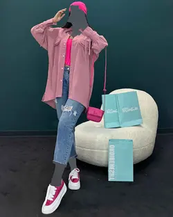 شومیز آستین بند - کد 4222