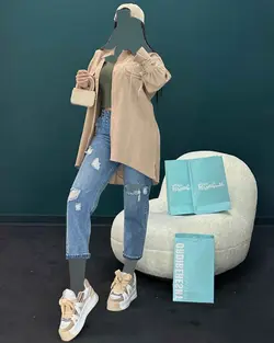 شومیز آستین بند - کد 4222