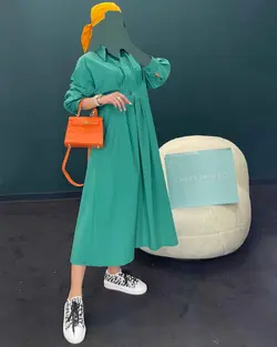 پیراهن تک دکمه - کد 4288