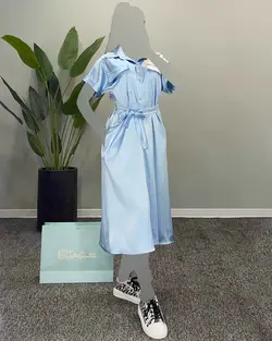پیراهن ساتن - کد 4261