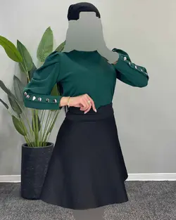 شومیز پشت دکمه - کد 4253