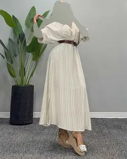 پیراهن+ کمربند - کد 4330