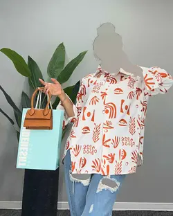 شومیز بغل دکمه - کد 4363