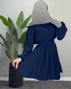 پیراهن کمر کش - کد 4366