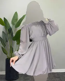 پیراهن کمر کش - کد 4366