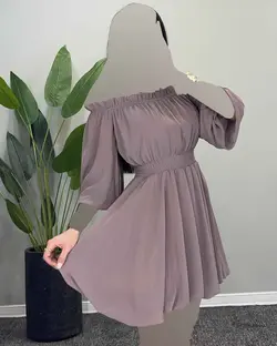 پیراهن کمر کش - کد 4366