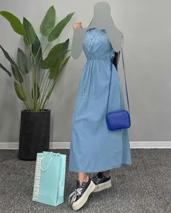 پیراهن جین - کد 4431