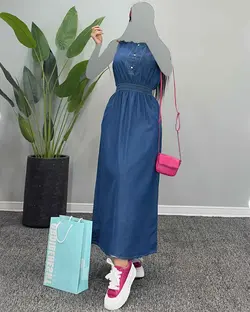 پیراهن جین - کد 4431