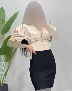 شومیز گیپوردار - کد 4425