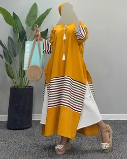 پیراهن نوار سنتی - کد 4459