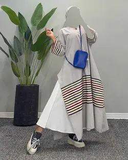 پیراهن نوار سنتی - کد 4459