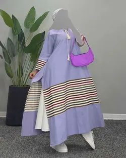 پیراهن نوار سنتی - کد 4459