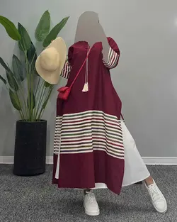 پیراهن نوار سنتی - کد 4459