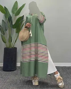 پیراهن نوار سنتی - کد 4459