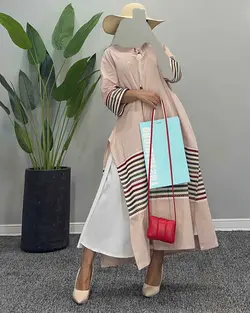 پیراهن نوار سنتی - کد 4459