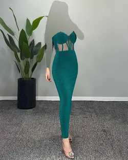 پیراهن شاین دار - کد 4506