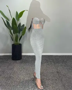 پیراهن شاین دار - کد 4506