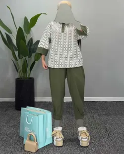 شومیز شلوار - کد 4507