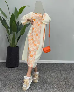 پیراهن جلو طرح - کد 4508