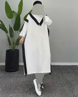 پیراهن جلو ریش - کد 4539