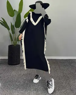 پیراهن جلو ریش - کد 4539