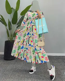 پیراهن ابرنگی A - کد 4555