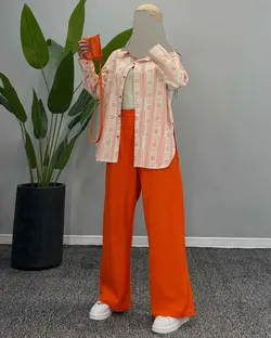 شومیز شلوار - کد 4543