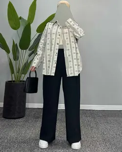 شومیز شلوار - کد 4543