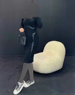 پیراهن نوارچرم - کد 4563A