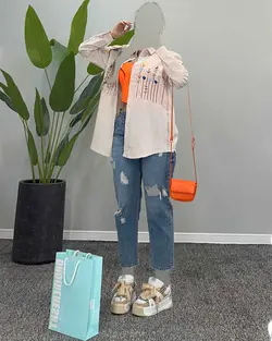 شومیز طرحدار - کد 4577B