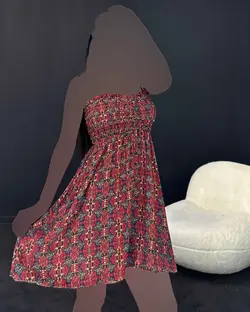 پیراهن دوبند - کد 4651B