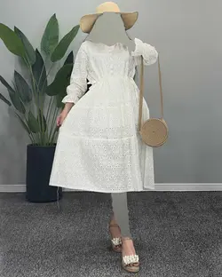 پیراهن خامه دوزی - کد 4716Y