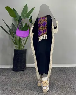 پیراهن بغل ریش - کد 4728E4