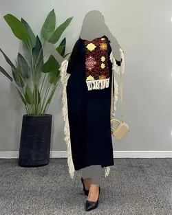 پیراهن بغل ریش - کد 4728E4