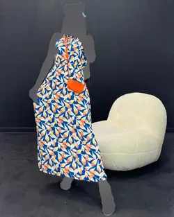 پیراهن طرح دار - کد 4726E4