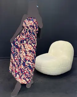 پیراهن طرح دار - کد 4726E4