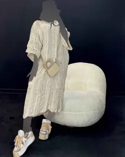 پیراهن ریش ریش - کد 4748T