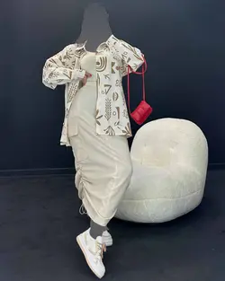 شومیز + دامن - کد 4783D2