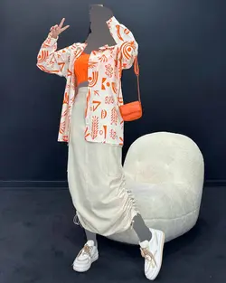 شومیز + دامن - کد 4783D2