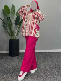 شومیز شلوار - کد 4813E1