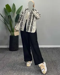 شومیز شلوار - کد 4813E1