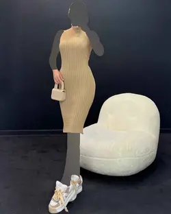 پیراهن کش بافت - کد 4830D2