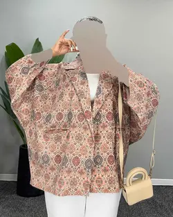 مانتو طرحدار - کد 4846J