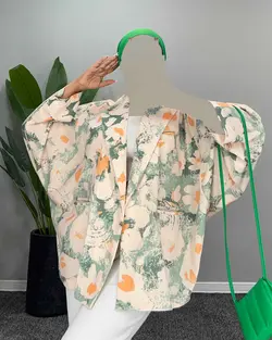 مانتو طرحدار - کد 4846J